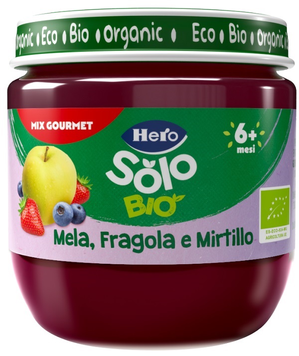 HERO SOLO OMOGENEIZZATO MELA CANNELLA 120 G - Fontenova srl