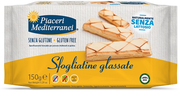 PIACERI MEDITERRANEI SFOGLIATINE GLASSATE 150 G - Fontenova srl