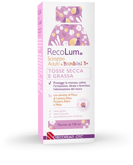 RECOLUM SCIROPPO TOSSE ADULTI-BAMBINI 150 ML - Fontenova srl