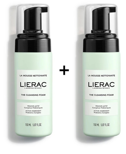 LIERAC DUO MOUSSE STRUCCANTE 150 ML 2 CONFEZIONI - Fontenova srl