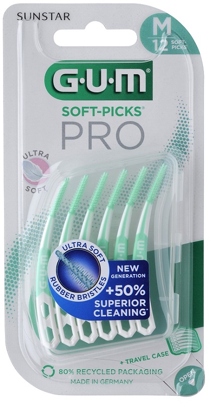 GUM SOFT PICK PRO MEDIUM 12 PEZZI - Fontenova srl