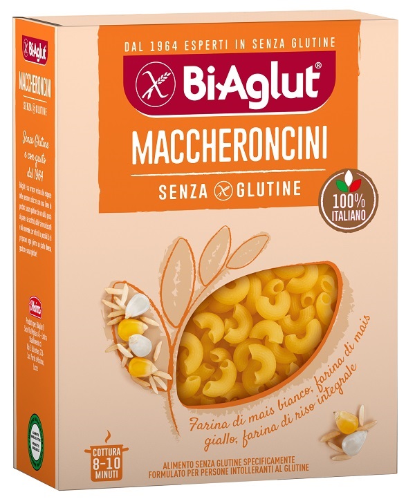BIAGLUT PASTA SENZA GLUTINE MACCHERONCINI 400 G - Fontenova srl