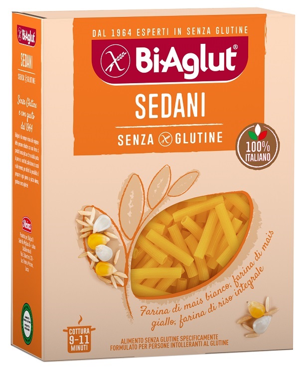 BIAGLUT PASTA SENZA GLUTINE SEDANI 400 G - Fontenova srl