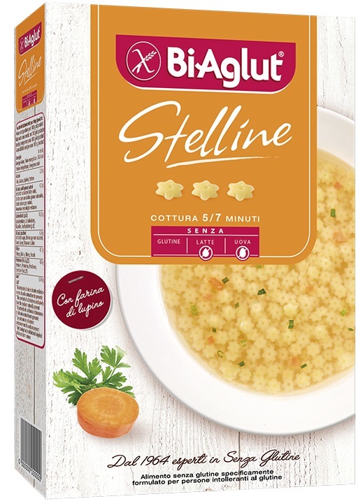 BIAGLUT PASTA SENZA GLUTINE STELLINE 250 G - Fontenova srl