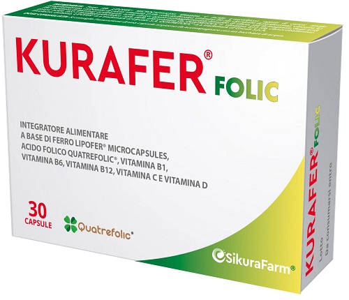 KURAFER FOLIC 30 CAPSULE - Fontenova srl