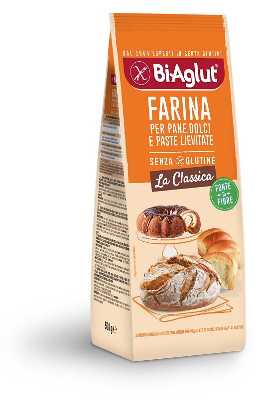 BIAGLUT FARINA SENZA GLUTINE CLASSICA 500 G - Fontenova srl