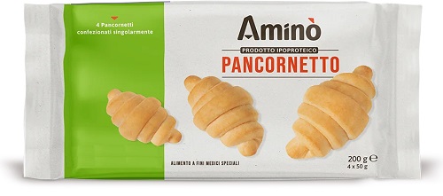 AMINO' PANCORNETTO IPOPROTEICO 4 PEZZI X 50 G - Fontenova srl