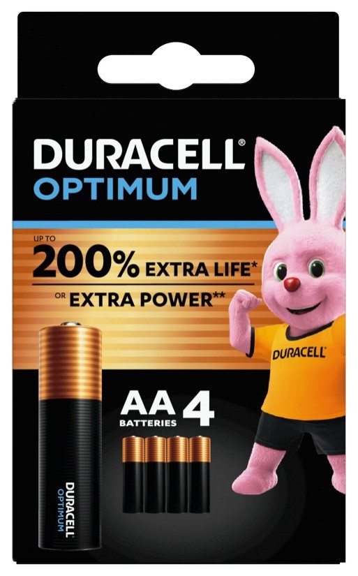 DURACELL OPTIMUM AA B4 16 PEZZI - Fontenova srl