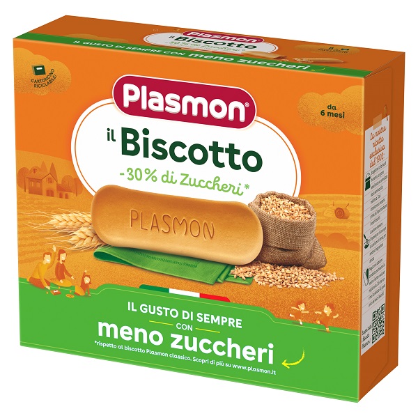 PLASMON BISCOTTO -30% ZUCCHERO 320 G - Fontenova srl
