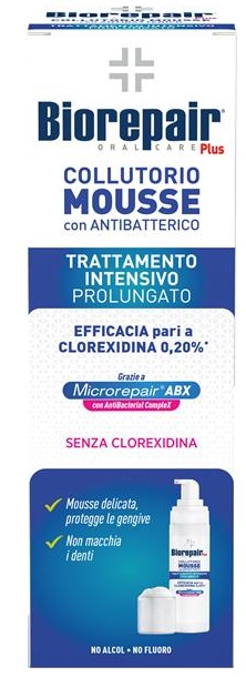 BIOREPAIR PLUS COLLUTORIO MOUSSE ANTIBATTERICO ABX 200 ML - Fontenova srl