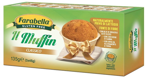 FARABELLA MUFFIN CLASSICO 3 PEZZI DA 45 G - Fontenova srl
