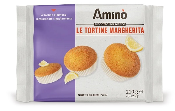 AMINO' LE TORTINE MARGHERITA 4 PEZZI X 52,5G - Fontenova srl