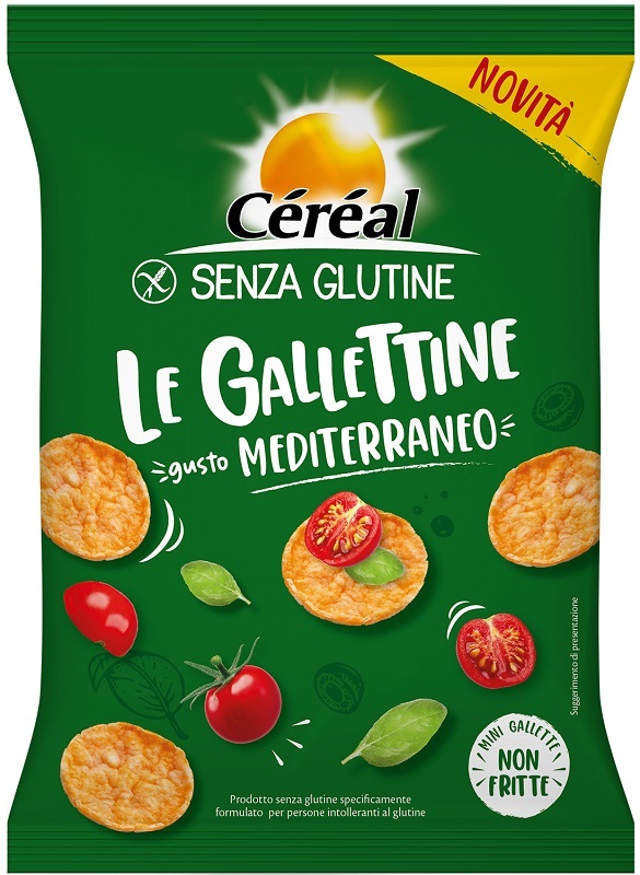 CEREAL SENZA GLUTINE GALLETTINE GUSTO MEDITERRANEO 70 G - Fontenova srl