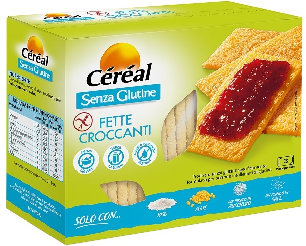 CEREAL FETTE CROCCANTI 3 MONOPORZIONI - Fontenova srl