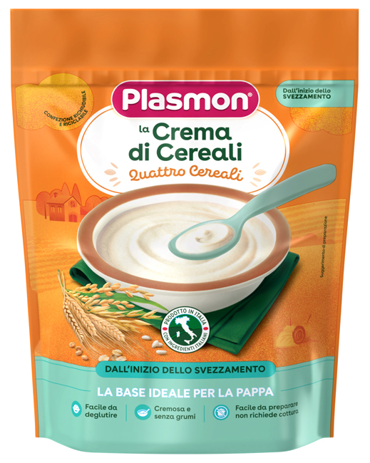 PLASMON CEREALI CREMA AI 4 CEREALI 200 G - Fontenova srl