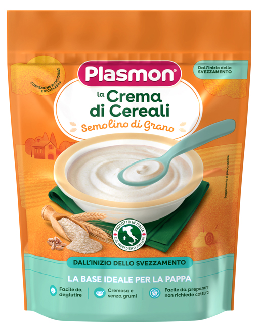 PLASMON CEREALI SEMOLINO DI GRANO 200 G - Fontenova srl