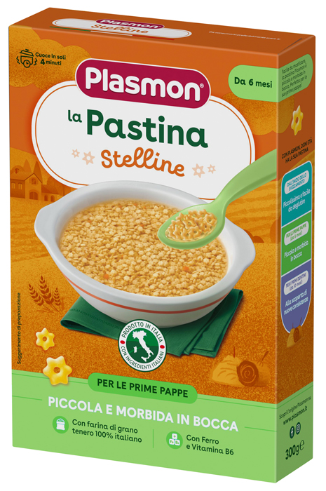PLASMON PASTA STELLINE 300 G - Fontenova srl