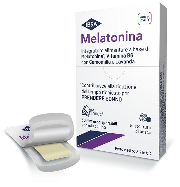 MELATONINA IBSA 30 FILM ORALI - Fontenova srl