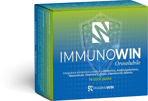 IMMUNOWIN 14 STICK PACKS DA 1,5 G SENZA GLUTINE SENZA LATTOSIO - Fontenova srl