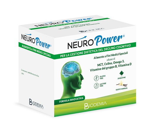 BIODEMIA NEUROPOWER 20 BUSTINE GUSTO VANIGLIA - Fontenova srl