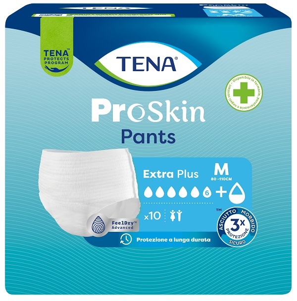 TENA PANTS EXTRA PLUS M 10 PEZZI - Fontenova srl