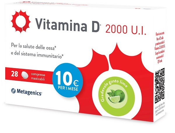 VITAMINA D 2000UI 28 COMPRESSE MASTICABILI - Fontenova srl