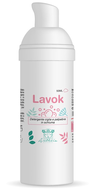 LAVOK DETERGENTE CIGLIA & PALPEBRE IN SCHIUMA 50 G - Fontenova srl