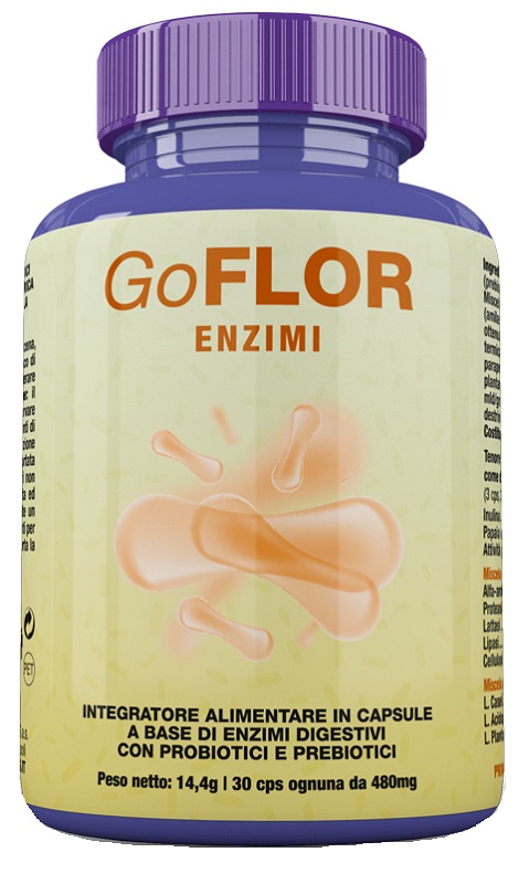 GOFLOR ENZIMI 30 CAPSULE - Fontenova srl