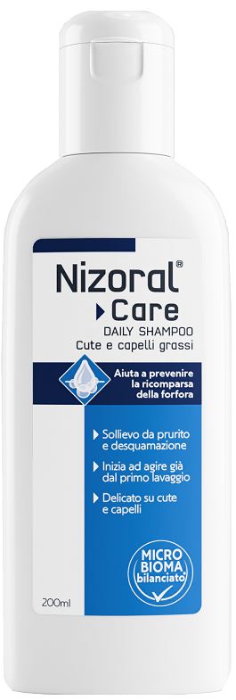 NIZORAL CARE DAILY SHAMPOO CUTE & CAPELLI GRASSI 200 ML - Fontenova srl