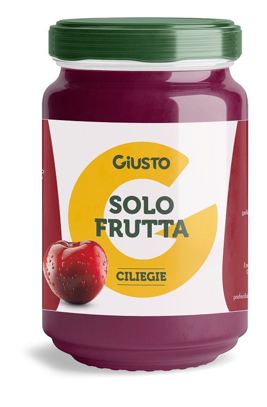 GIUSTO SOLO FRUTTA CONFETTURA CILIEGIE 220 G - Fontenova srl