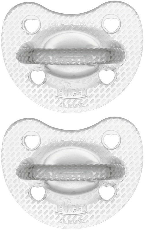 CHICCO GOMMOTTO SILICONE CRYSTAL 6-16 MESI 2 PEZZI - Fontenova srl