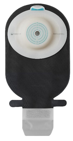 SACCA ILEOSTOMIA SENSURA MIO CONVEX SOFT RIVESTIMENTO NERO APERTURA ISPEZIONABILE MAXI FORO RITAGLIABILE 10-50 10 PEZZI - Fontenova srl