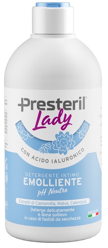 LADY PRESTERIL DETERGENTE INTIMO EMOLLIENTE/PH NEUTRO 500 M L - Fontenova srl