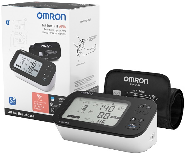 SFIGMOMANOMETRO DA BRACCIO OMRON M7 INTELLI AFIB - Fontenova srl