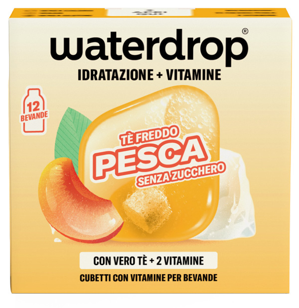 WATERDROP ICE TEA PESCA 12 CUBETTI - Fontenova srl