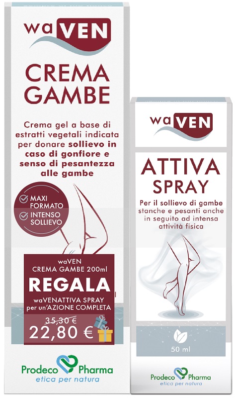 WAVEN CREMA GAMBE 200 ML - Fontenova srl