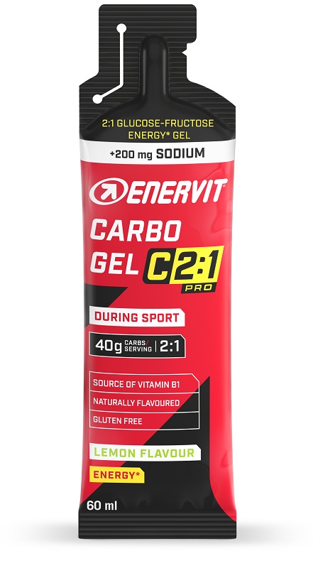 ENERVIT C2 1 PRO CARBO GEL LEMON CON SODIO 60 ML - Fontenova srl