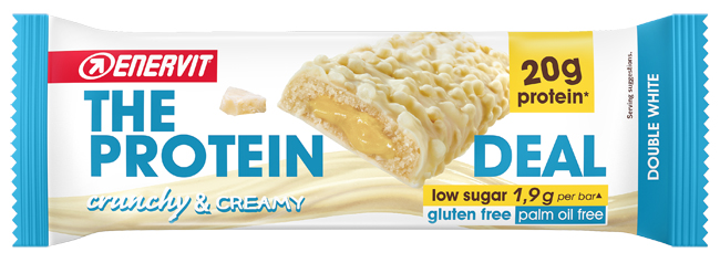 ENERVIT PROTEIN DEAL BAR DOUBLE WHITE 55 G - Fontenova srl