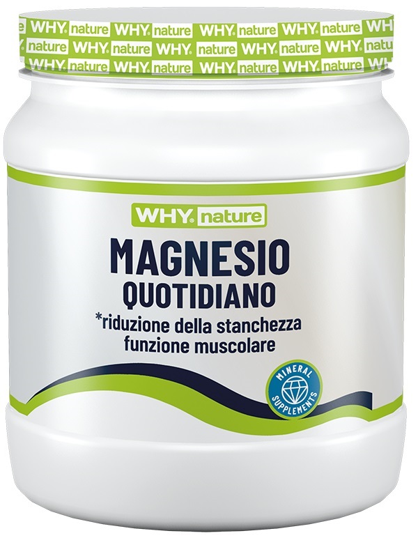 WHYNATURE MAGNESIO QUOTIDIANO 300 G SENZA GLUTINE SENZA LATTOSIO - Fontenova srl