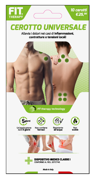FIT THERAPY CEROTTO UNIVERSALE 10 PEZZI - Fontenova srl