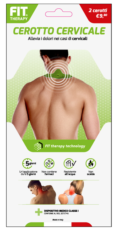 FIT THERAPY CEROTTO CERVICALE 2 PEZZI - Fontenova srl