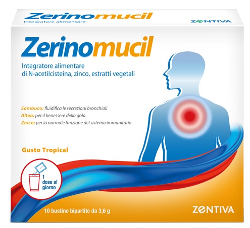 ZERINOMUCIL 10 BUSTINE 3,6 G - Fontenova srl