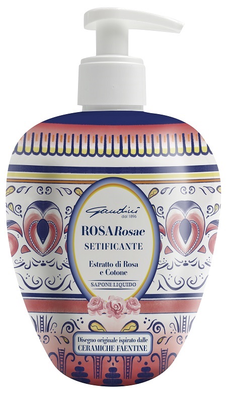 GANDINI SAPONE LIQUIDO FAENZA ROSA 500 ML - Fontenova srl