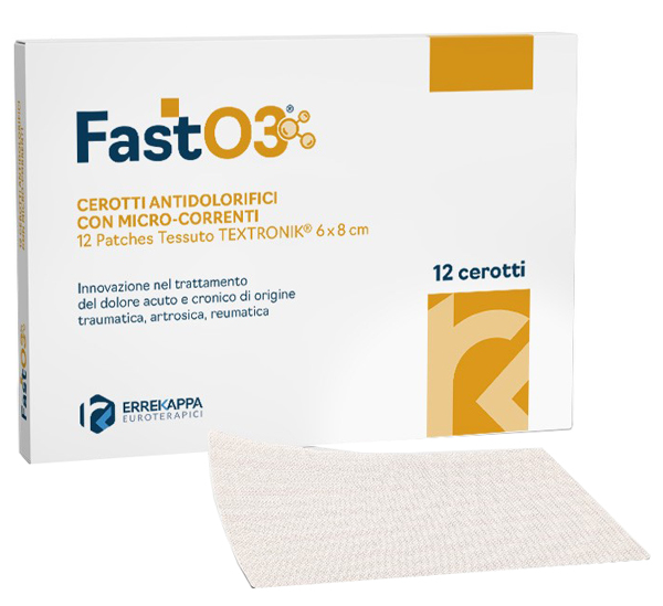 CEROTTI ANTIDOLORIFICI FASTO3 6X8CM 12 PEZZI - Fontenova srl