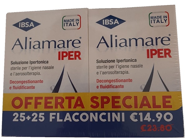 ALIAMARE IPER 25 + 25 FLACONCINI 5 ML BIPACCO - Fontenova srl