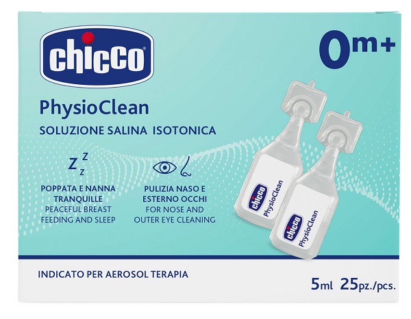 SOLUZIONE SALINA ISOTONICA PHYSIOCLEAN 25 PEZZI DA 5 ML - Fontenova srl