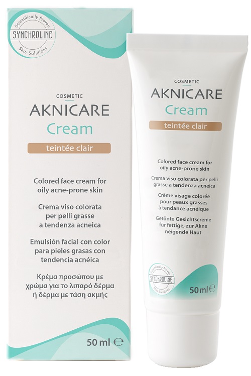 AKNICARE CREAM TEINTEE CLAIR 50 ML - Fontenova srl