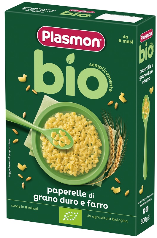 PLASMON PASTINA BIO PAPERELLE 300 G - Fontenova srl