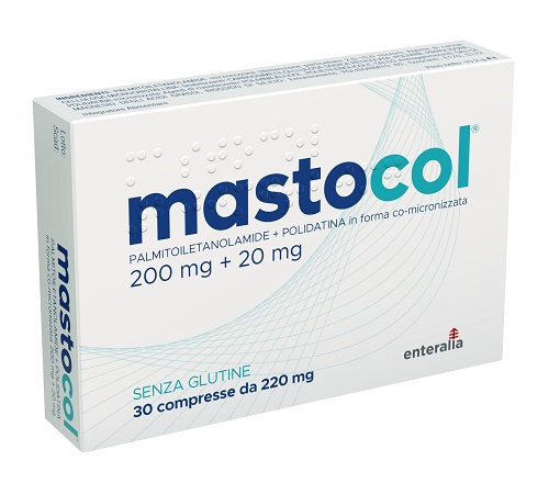 MASTOCOL 30 PALMITOILETANOLAMIDE 200 MG + POLIDATINA FORMA CO MICRONIZZATA 20 MG 30 COMPRESSE - Fontenova srl
