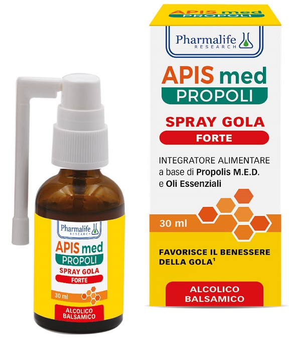 APIS MED PROPOLI SPRAY GOLA FORTE 30 ML - Fontenova srl